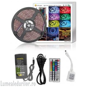 KIT BANDA LED RGB INTERIOR 5M