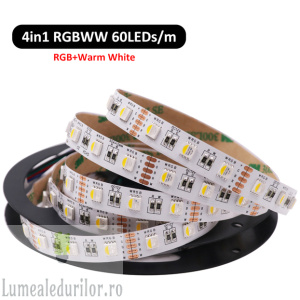 BANDA LED RGBW INTERIOR CU LUMINA CALDA 19W