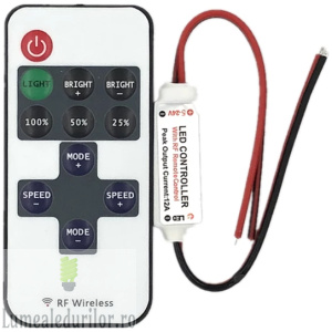MINI DIMMER CU TELECOMANDA 144W