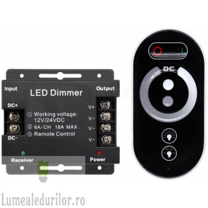 DIMMER CU TELECOMANDA RF TOUCH 216W