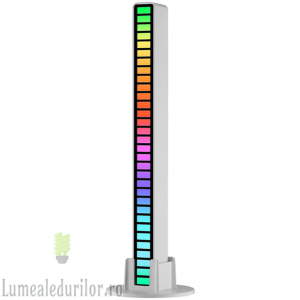 LUMINI DE RITM LED RGB CU ACTIVARE SONORA