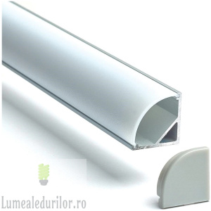 Profil LED 90 grade slim 2m
