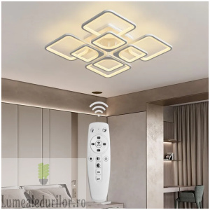 Lustra LED dimabila cu telecomanda 3 functii 120W