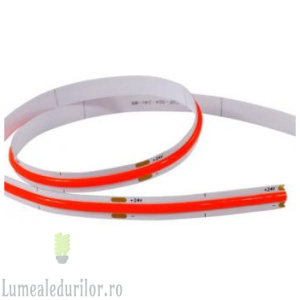 Banda LED COB 12V 320 led-m interior ROSU 10W