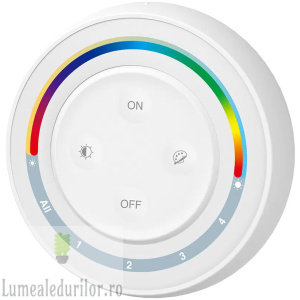 Telecomanda RGBW MiBoxer RF alb S2W 4z one