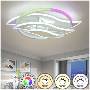 Lustra LED Digital Smart cu Telecomanda wifi 2.4G lumina/rece/calda/neutra intensitate reglabila