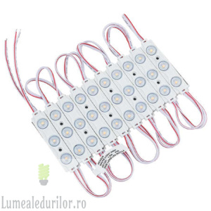 Modul 3 LED 2835 160° DC12V 1.5W 70*15mm IP65 7000K