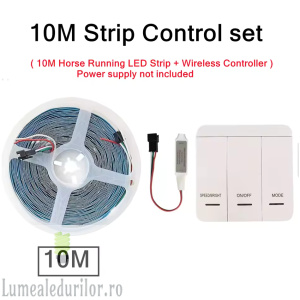 Kit Banda Led adresabila digitala SMD IC 24v Flowing/Running water 10 metri