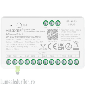 Controler banda led digitala SPI RF WiFi MiLight Tuya 4 canale
