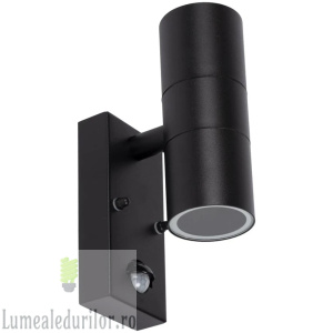 Lampa Gradina senzor Antal Antracit 2xGU10
